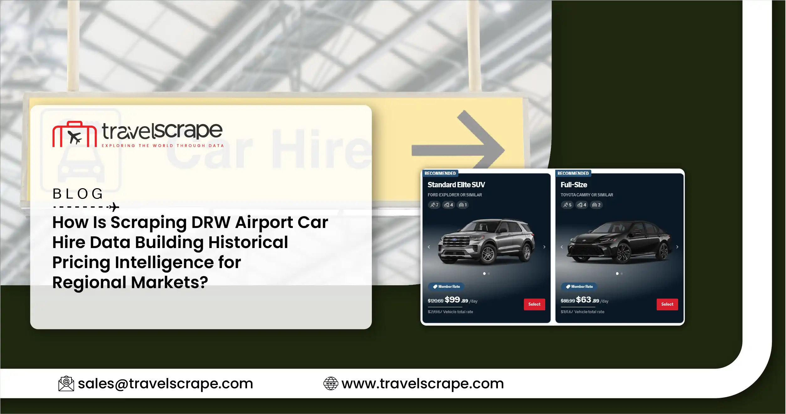 Scraping DRW Airport Car Hire Data